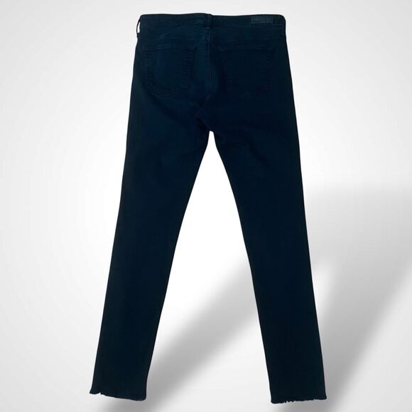 AG ADRIANO GOLDSCHMIED Black Jeans Size 28R The Legging Super Skinny Ankle USA - Picture 2 of 9